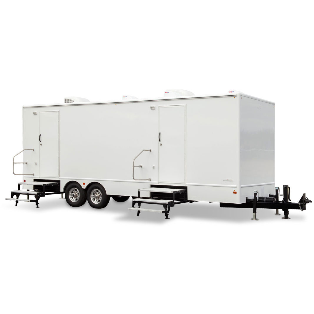 Satellite 8-station shower trailer
