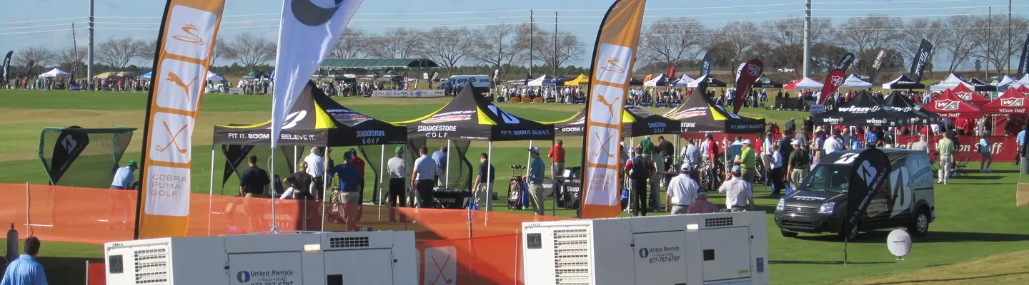 PGA Tournament with UR equipment