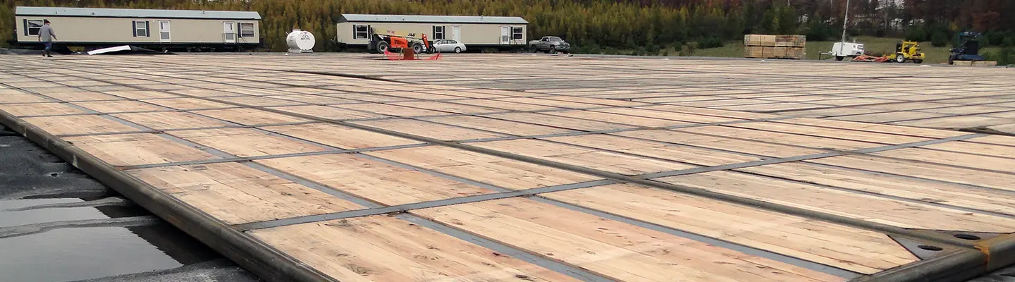 Oilfeld timber mat