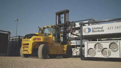 Forklift on Jobsite