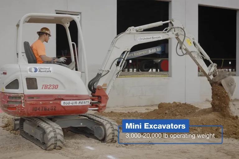 Mini Excavators - UES Version