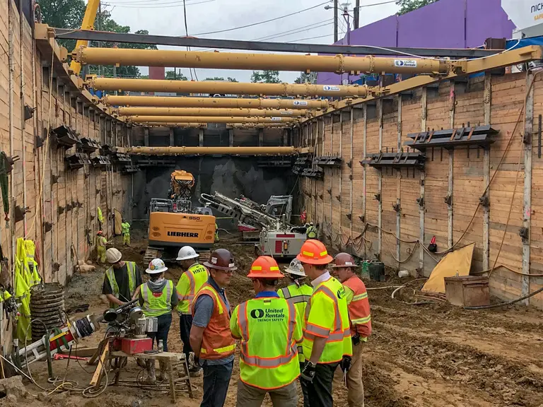 Trench project for Maryland light rail