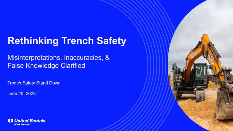Rethinking Trench Safety