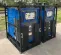 Blue Resistive Portable Load Banks on a jobsite
