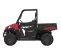 Red and black Polaris Ranger 2-seat UTV
