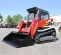 Red Takeuchi Compact Track Loader