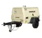 Beige Doosan towable air compressor