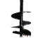 Black ARROW 24 in. Rock Auger Bit Attachment for Skid Steer