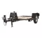 Black Barretto single axle utility trailer