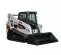 White and black and red BOBCAT 3,400 lb. Compact Track Loader