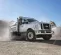 White Ford dump truck
