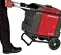 Red and black HONDA 3,000-3,400 W Portable Generator, Gas