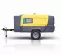 Yellow Atlas Copco air compressor