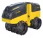 Yellow Bomag walk-behind tandem padfoot drum trench compaction roller