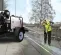 White and black Karcher 3,500 psi towable pressure washer