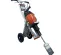 Red and silver MAKINEX Demolition Hammer Tile Stripping Cart, 35 lb. Weight Class