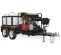 White and black MiTM 3,500 psi towable pressure washer
