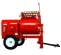 Red MULTIQUIP Mortar Mixer, 9 cubic ft., Gas Powered