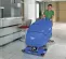 Blue Nilfisk Battery Powered 28 inch Walk-Behind Floor Scrubber