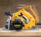 Yellow, gray and black DEWALT Circular Saw, 7-1/4 in., Electric Powered