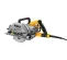 Yellow and gray and black DEWALT Circular Saw, 7-1/4 in., Worm Drive, Electric Powered