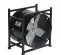 Black FLAGRO Portable Ventilating Blower, 20 in. Axial Fan, 115V-230V, Electric-powered