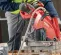 Red and black HILTI Concrete Cut-off Saw, 12 in., Electric Powered
