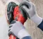 Red and black HILTI Disc Grinder, 5 in., Electric Powered
