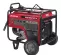 Red and gray HONDA 6,500-6,900 W Portable Generator, Gas