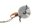 Orange Husqvarna 14 inch electric Concrete Cut-off Saw