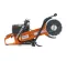 Orange, black and silver HUSQVARNA Concrete Cut-off Saw, 9 in., Gas Powered