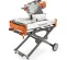 Orange and white and black HUSQVARNA Masonry or Tile Saw, 14 in., Gas or Electric Powered