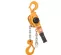 Yellow and black and silver KITO Come-Along, 3 Ton
