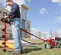 Red LITTLE BVR One-man Auger, 11 HP, 72 in. Depth, Hydraulic Powered