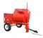 Red MULTIQUIP Mortar Mixer, 12 cubic ft., Gas Powered
