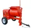 Red MULTIQUIP Mortar Mixer, 7 cubic ft., Gas Powered