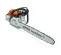 Gray and orange STIHL Chainsaw, 18 in., Gas Powered
