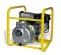 Silver and yellow WACKER Dewatering Pump, 3 in., Gas Powered