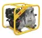 Yellow and silver and black WACKER Trash Pump, 3 in., Gas Powered