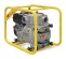 Yellow and silver and black WACKER Trash Pump, 3 in., Gas Powered