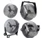 Grey and black AIRMASTER Air Circulation Fan, 36 in.