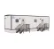 36 ft. by 10 ft. Office Trailer, 1 Office, 1 Restroom