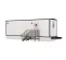 32 ft. by 8 ft. Office Trailer, 1 Office, Storage Combo