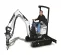 White and black Bobcat Mini Excavator