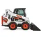 White, black and orange BOBCAT 1,900-2,000 lb. Skid Steer