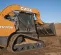 Orange and black Case Compact Track Loader