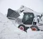 White, black and orange BOBCAT 1,900-2,000 lb. Skid Steer