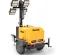 Yellow and black Allmand electric Towable Light Tower