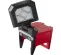 Red and black Milwaukee portable LED light