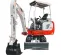 Red, white and black 4,200 lb. electric Mini Excavator